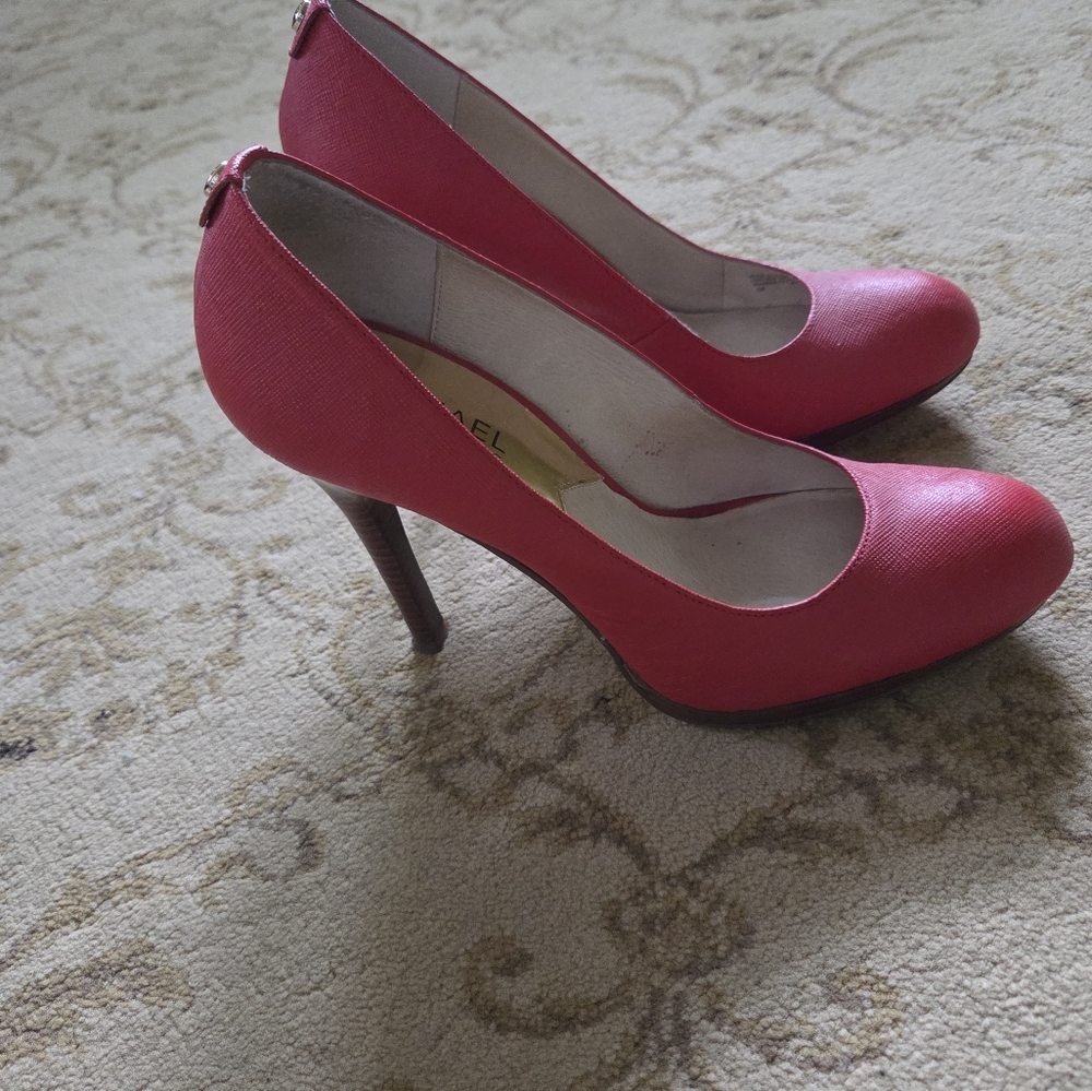 Michael Kors Red and Orange Stiletto Heels